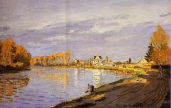 尅勞德 莫奈 The Seine near Bougival